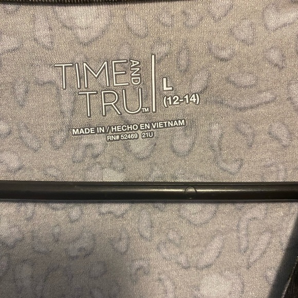 Time and Tru Cheetah Dress Large - Picture 2 of 3